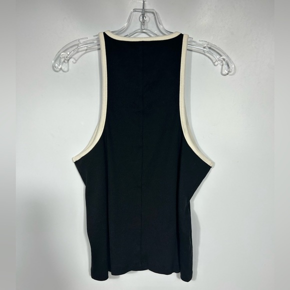 NEW J.Crew Factory Vintage rib high-neck cutaway tank top - Picture 3 of 9